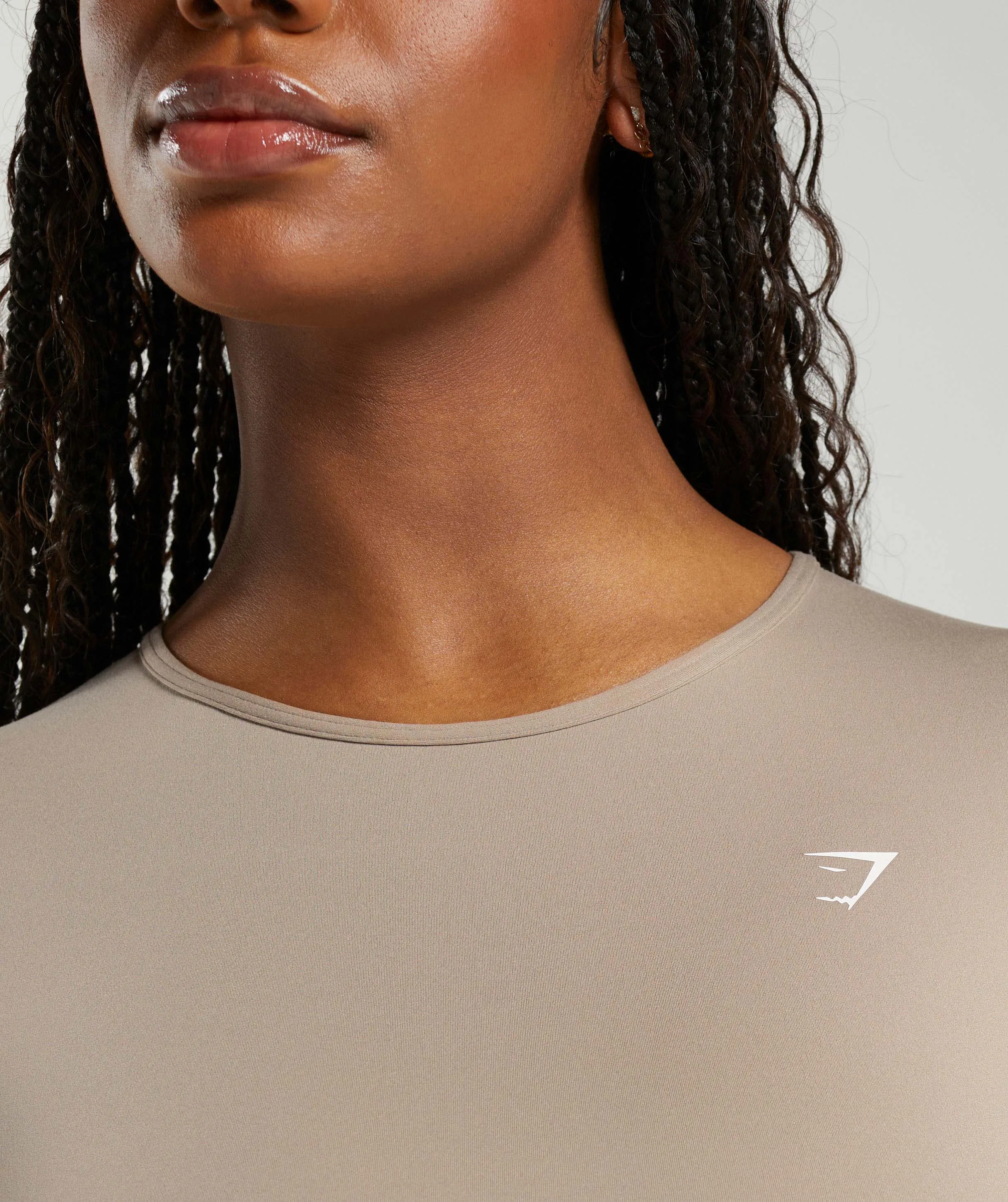 Gymshark Everyday Cap Sleeve T-Shirt - Cement Brown sold by Gymshark product image thumbnail 5