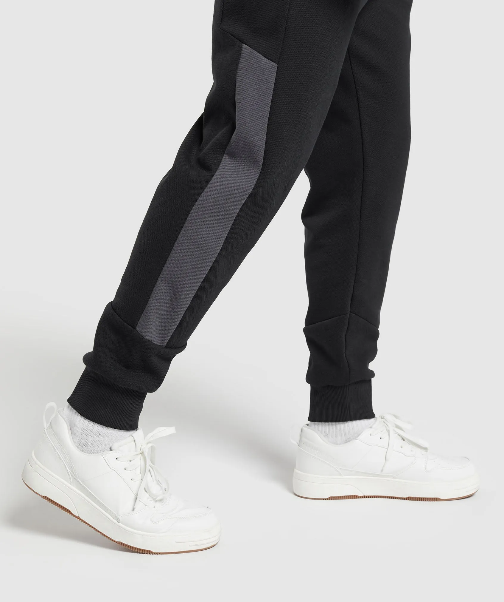 Gymshark Pique Joggers - Black/Onyx Grey sold by Gymshark product image thumbnail 5