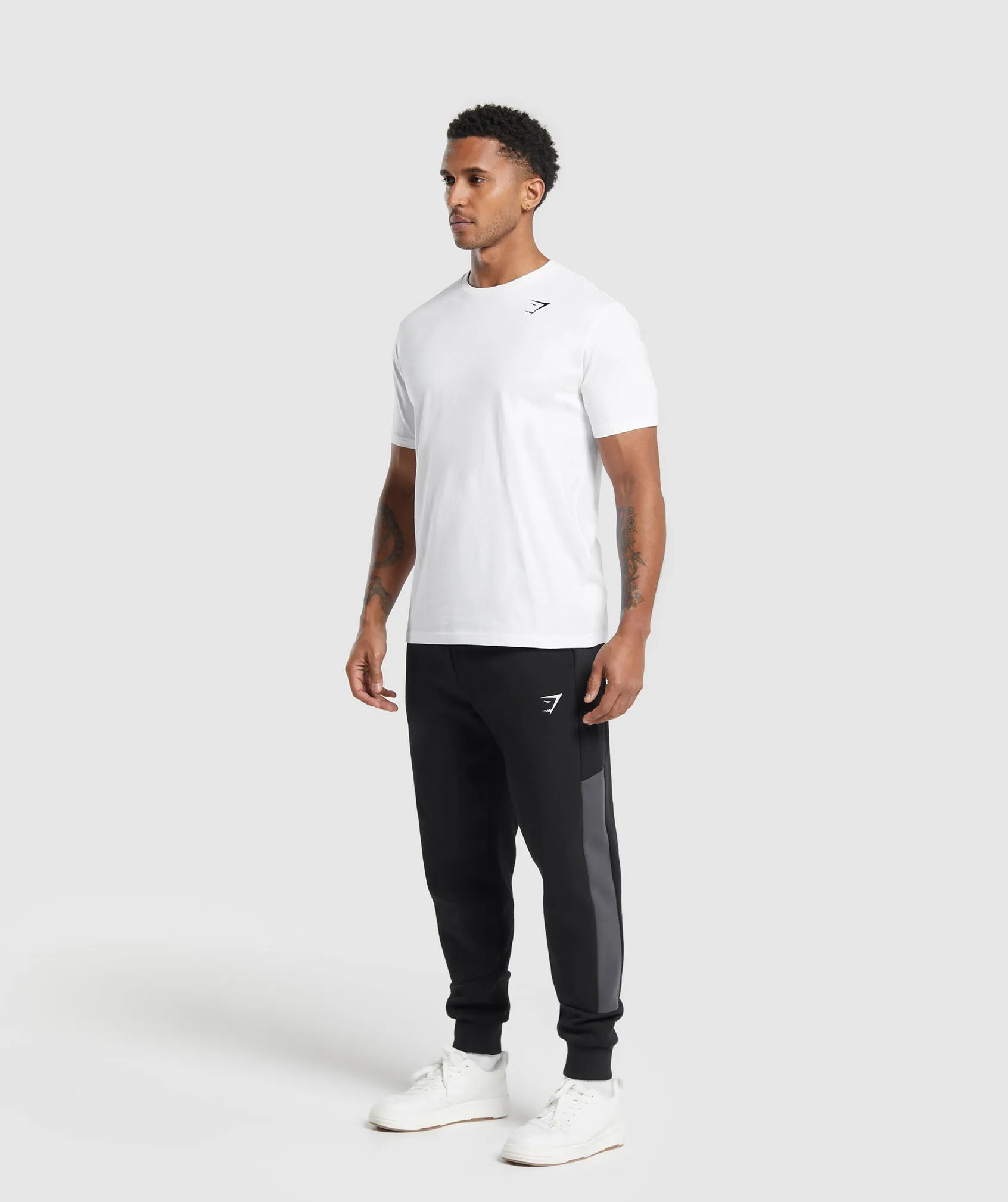 Gymshark Pique Joggers - Black/Onyx Grey sold by Gymshark product image thumbnail 4