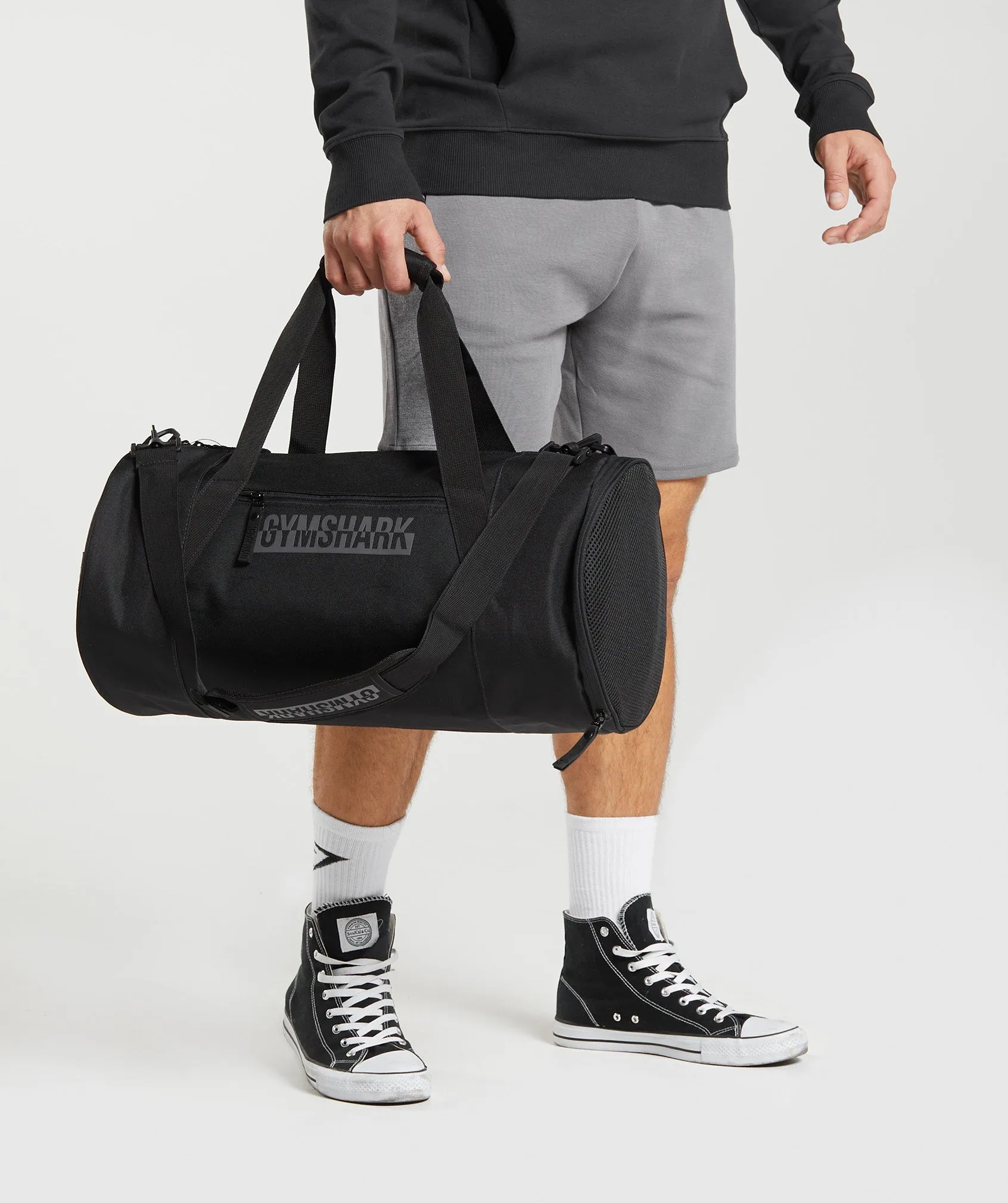 Gymshark Bold Barrel Bag - Black sold by Gymshark