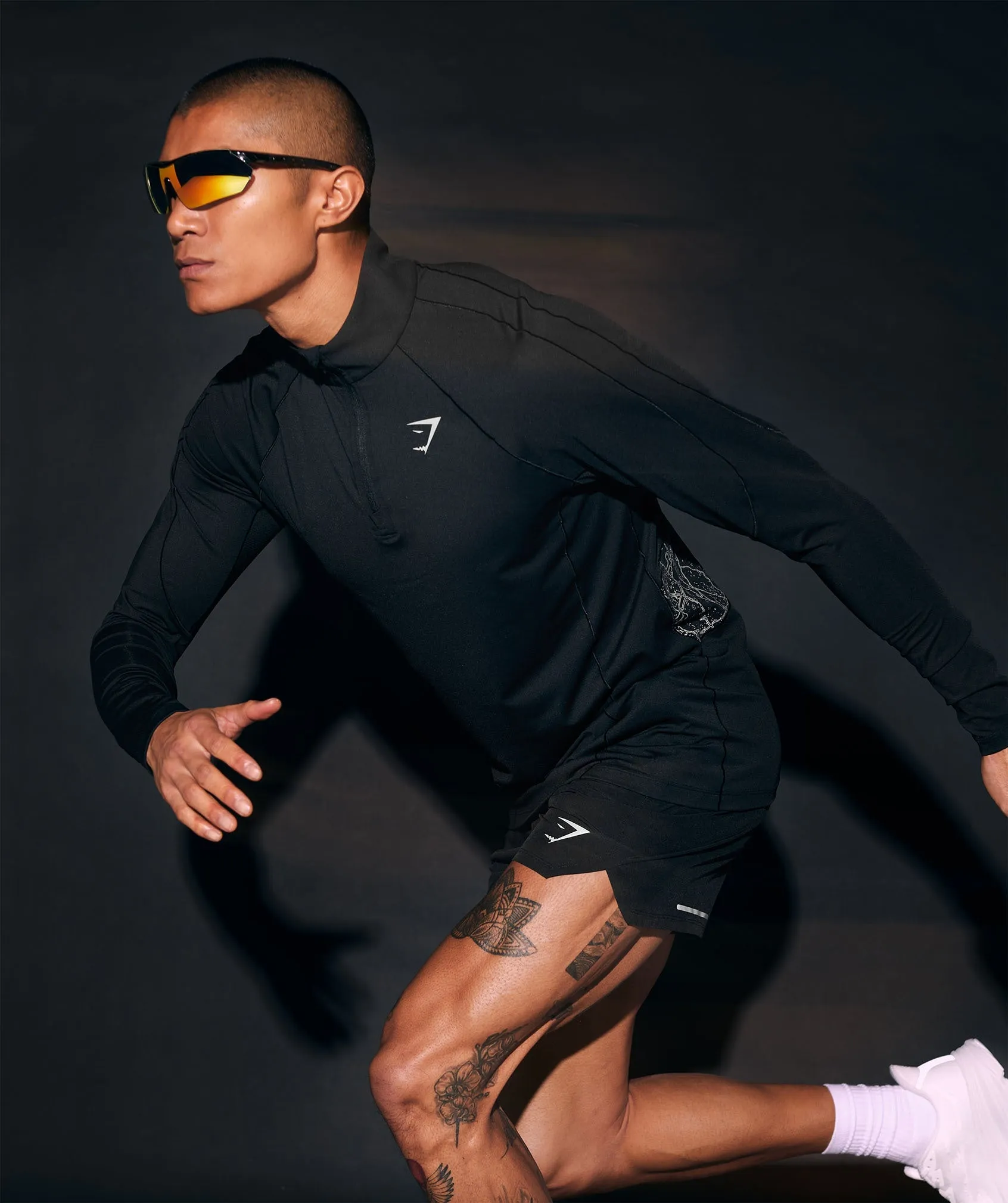 Gymshark Speed 1/4 Zip - Black sold by Gymshark product image thumbnail 2