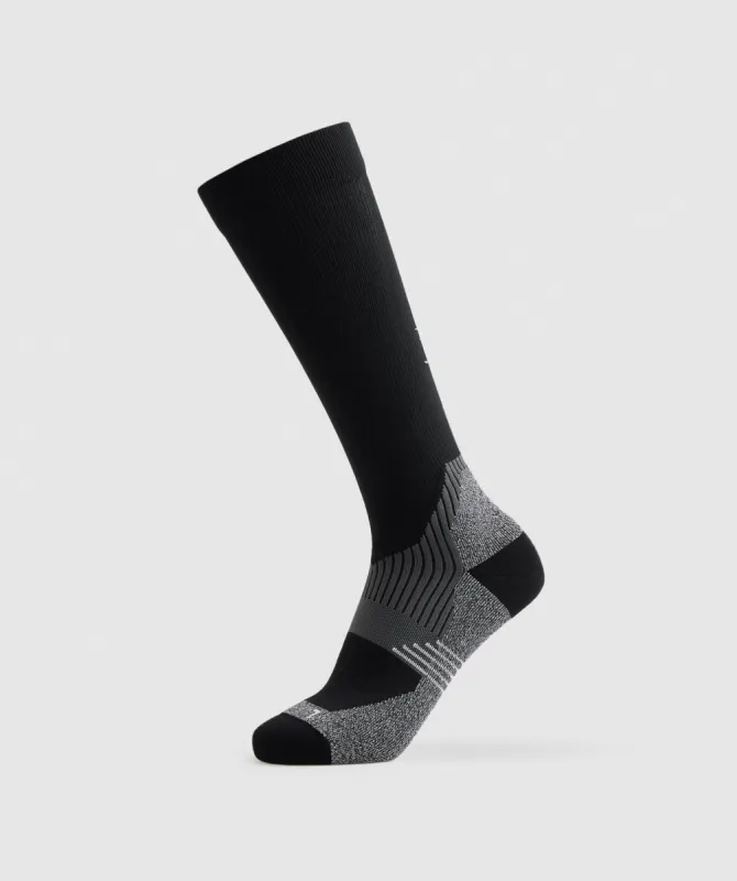 Gymshark Long Performance Socks - Black sold by Gymshark