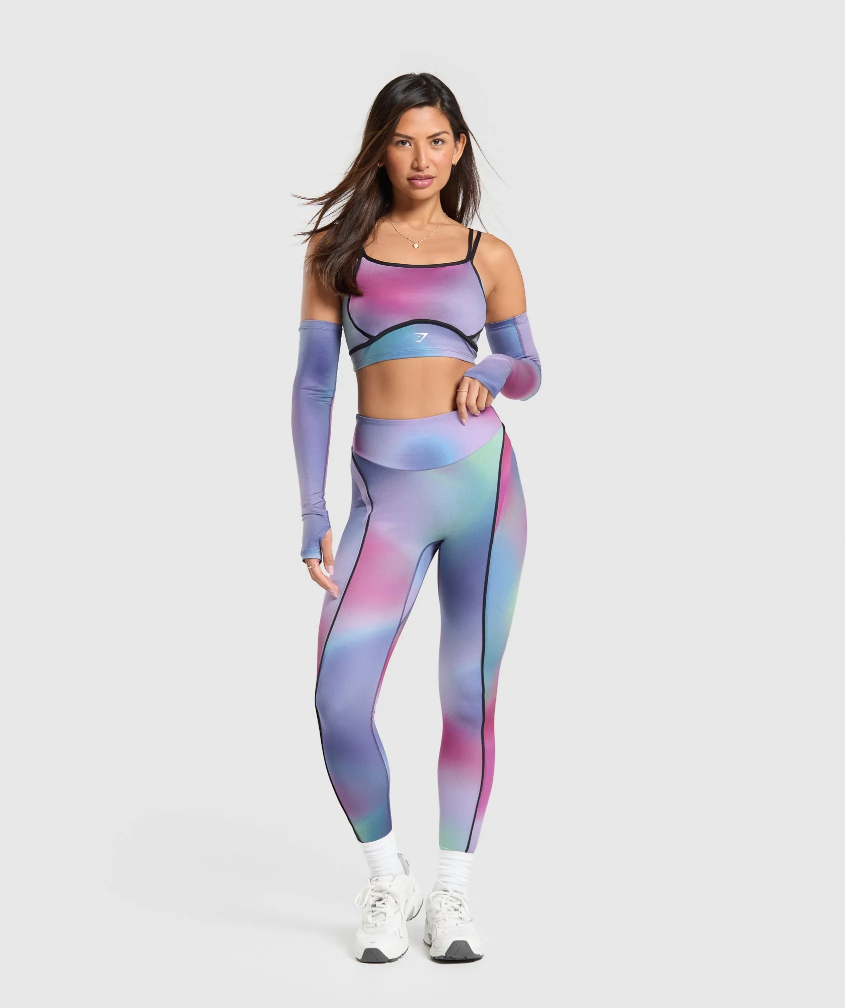 Gymshark Contour Leggings - Mystic Lilac/Black sold by Gymshark product image thumbnail 3