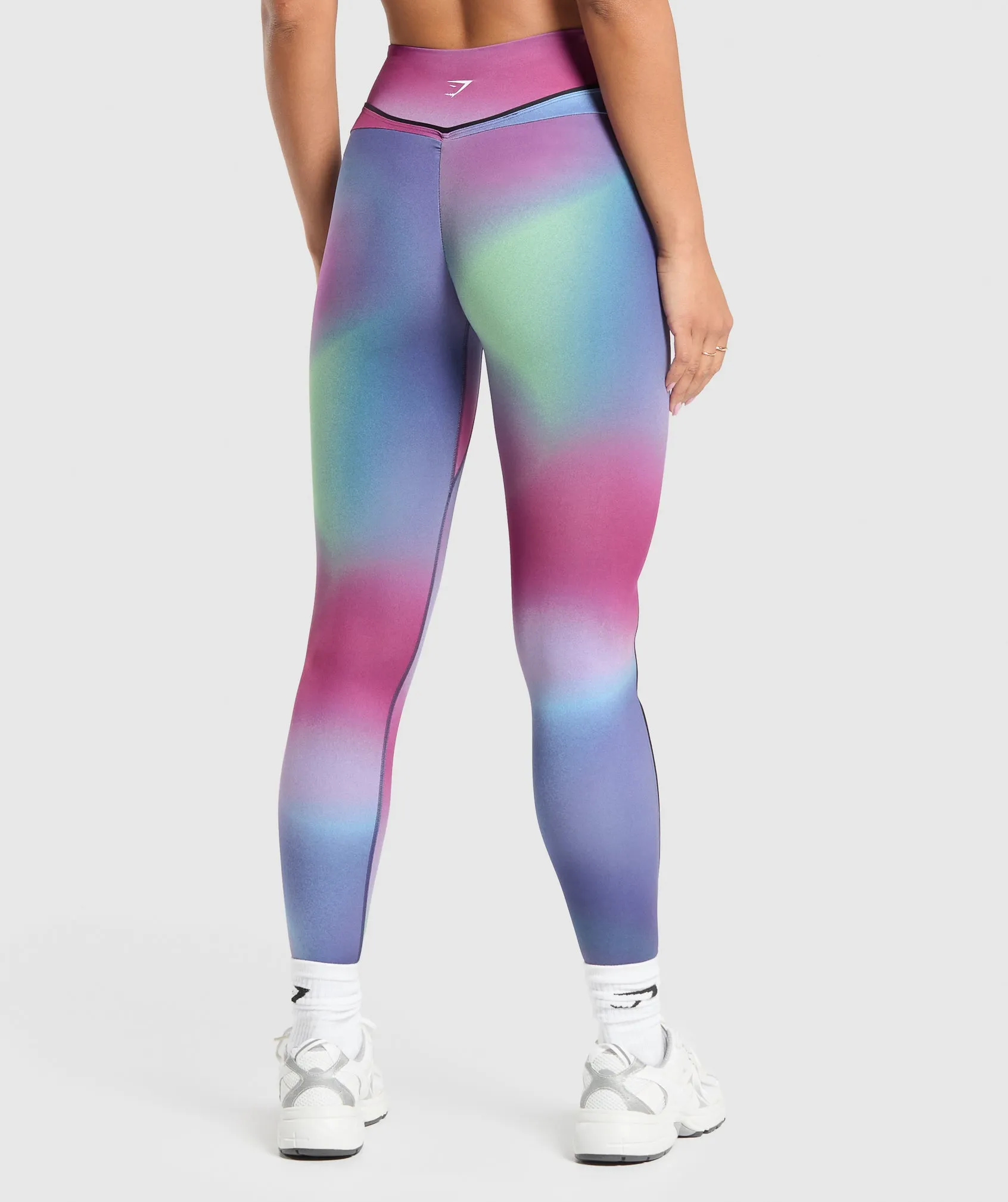 Gymshark Contour Leggings - Mystic Lilac/Black sold by Gymshark product image thumbnail 2