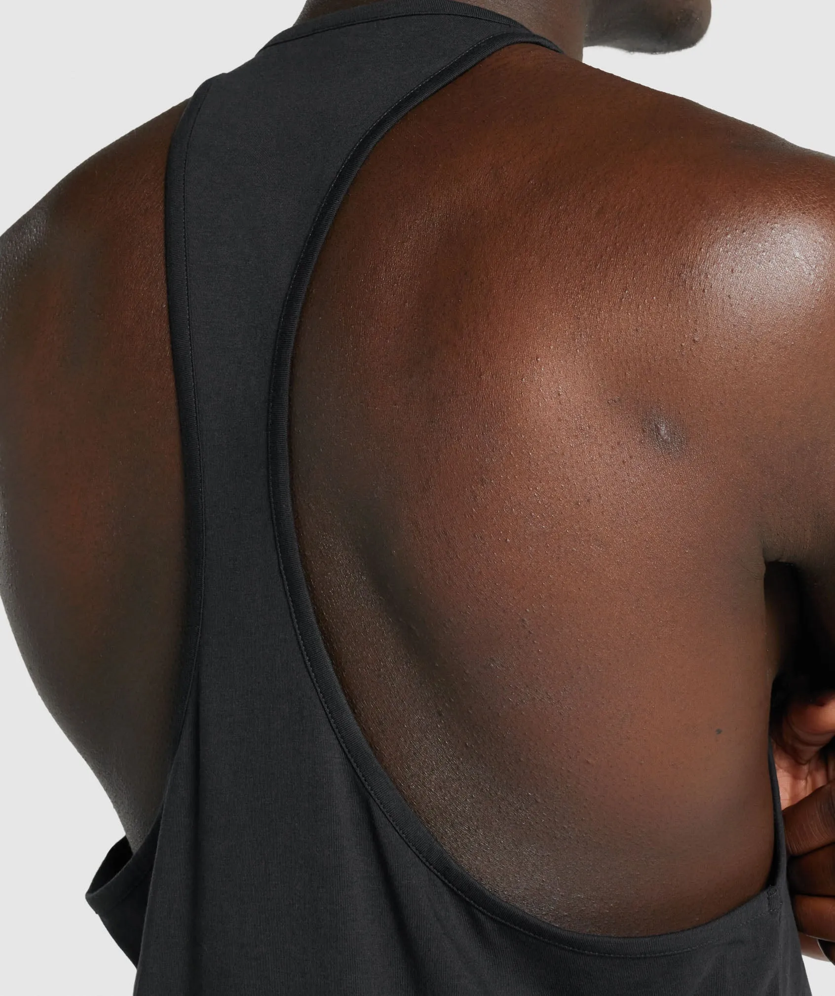 Gymshark Block Infill Stringer - Black sold by Gymshark product image thumbnail 5