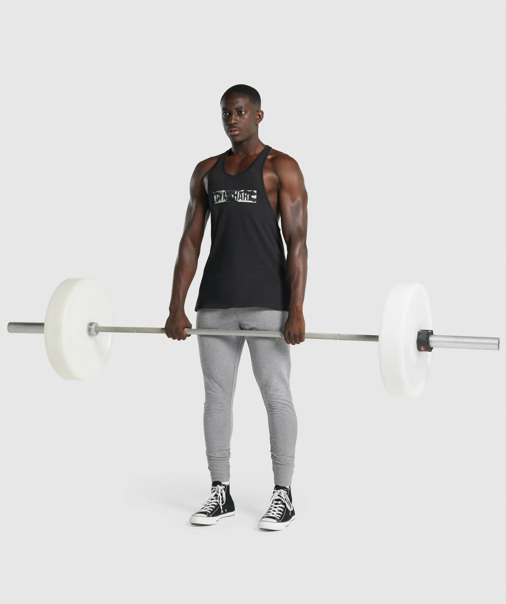 Gymshark Block Infill Stringer - Black sold by Gymshark product image thumbnail 4