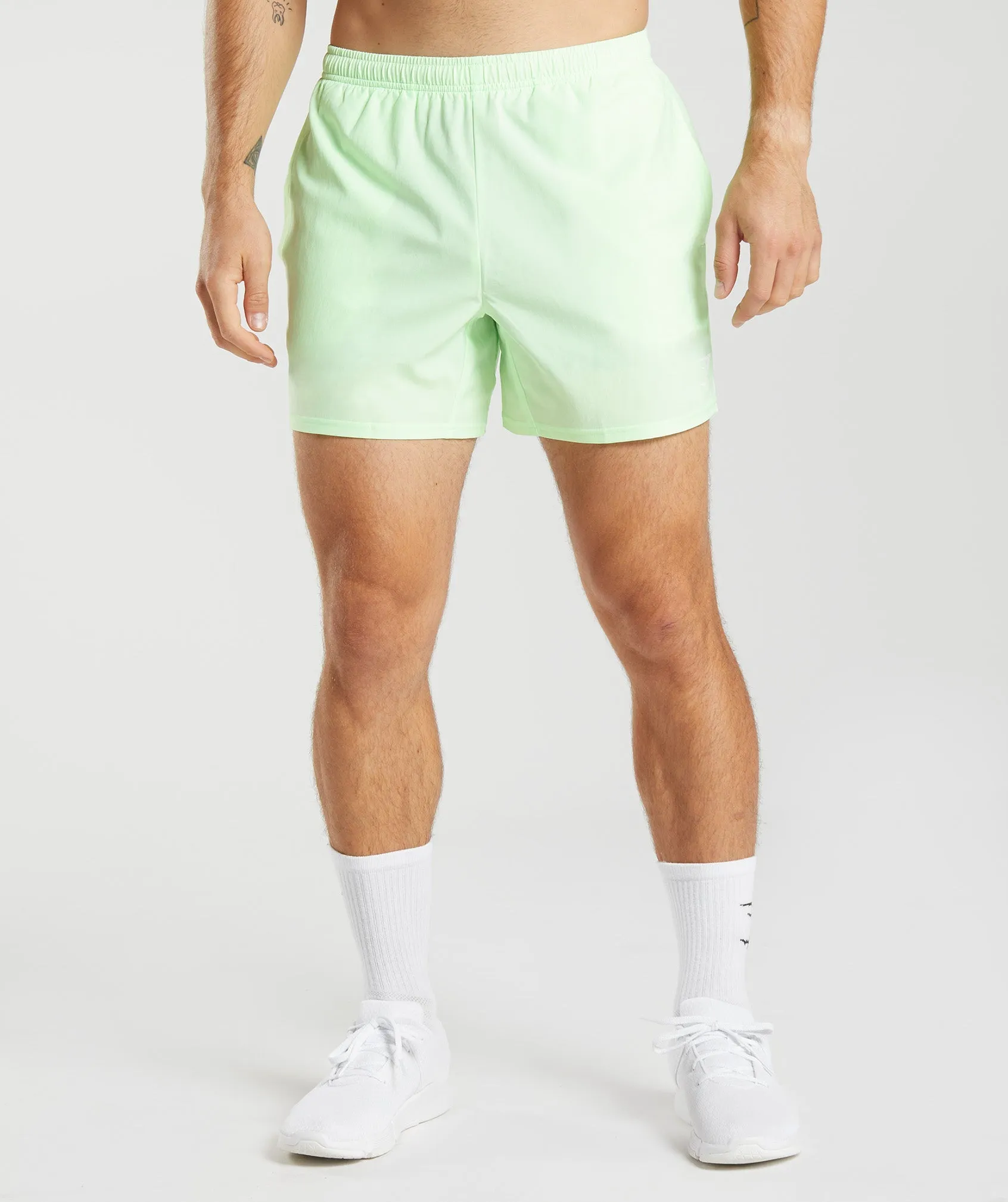 Gymshark Arrival 5" Shorts - Fluo Mint sold by Gymshark