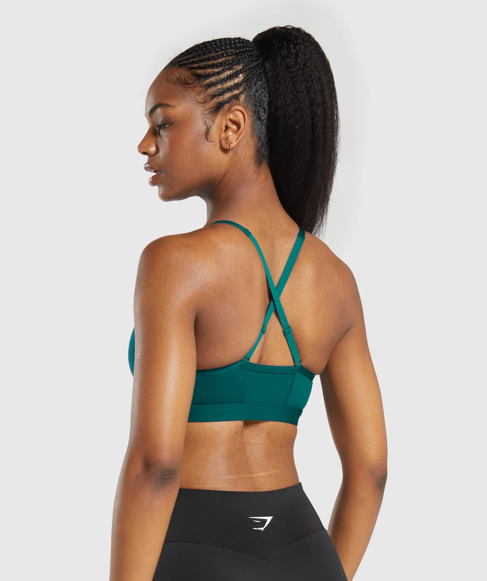 Gymshark Ruched Sports Bra - Motivate Teal sold by Gymshark product image thumbnail 2