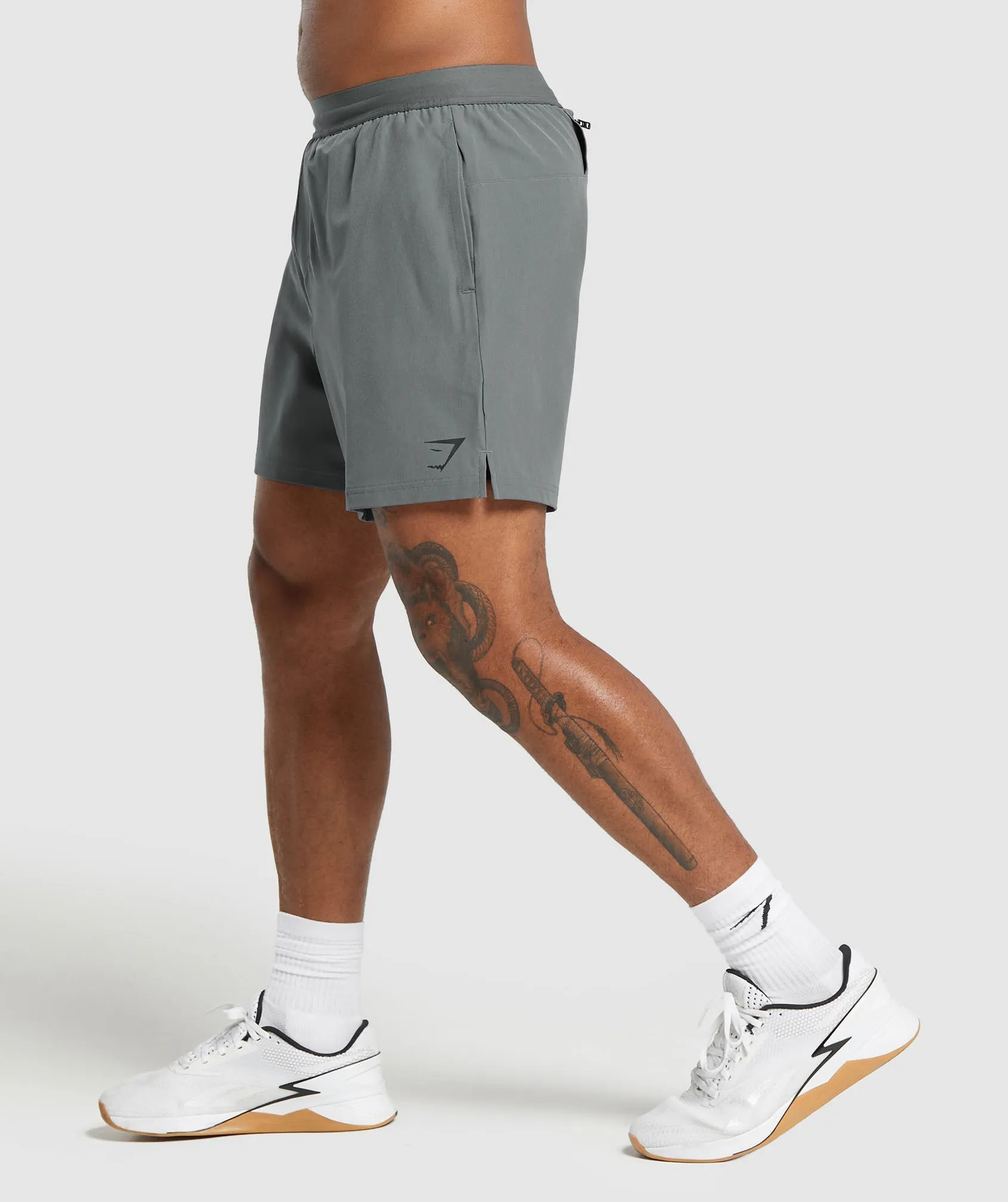 Gymshark Land to Water 6" Shorts - Pitch Grey sold by Gymshark product image thumbnail 3