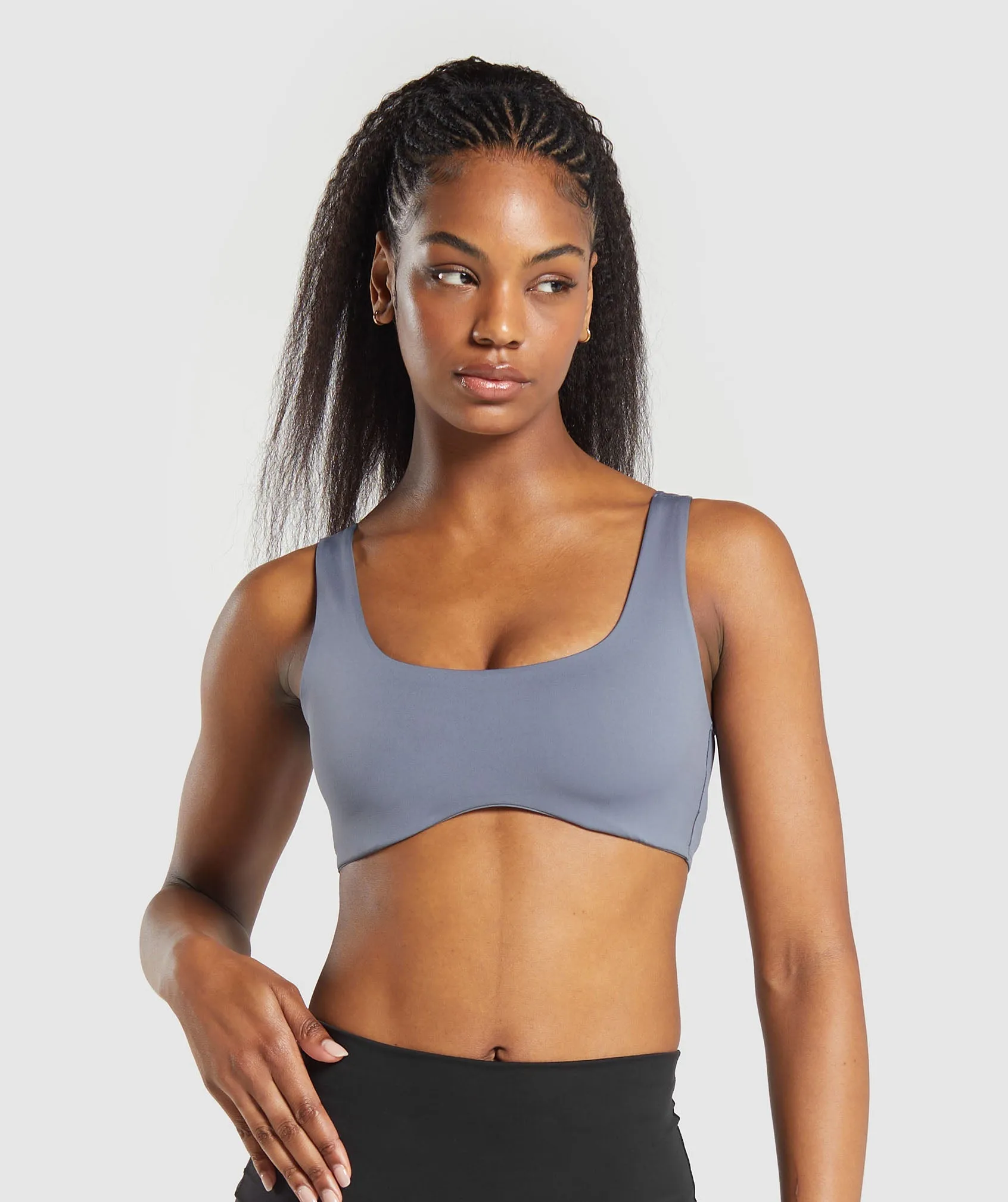 Gymshark Everyday Sports Bra - Iron Blue sold by Gymshark