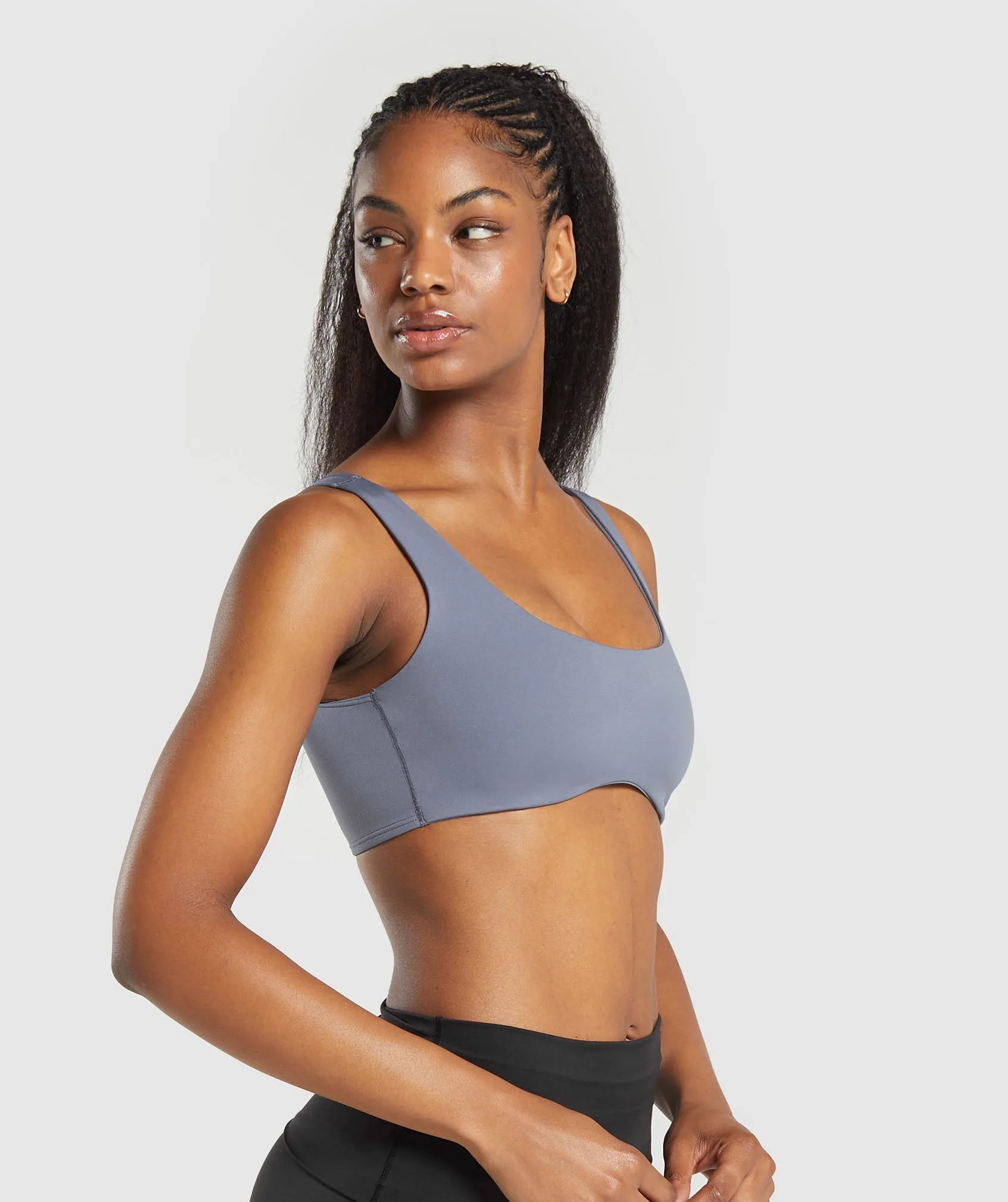 Gymshark Everyday Sports Bra - Iron Blue sold by Gymshark product image thumbnail 3