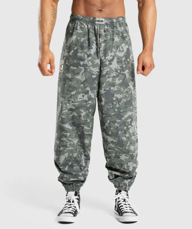 Gymshark Printed Pumper Pants - Unit Green sold by Gymshark