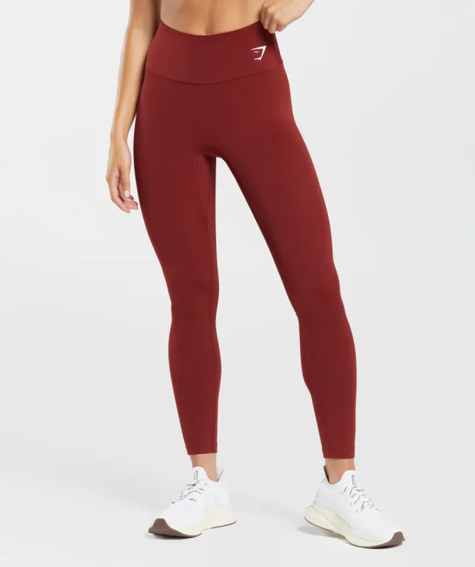 Gymshark Training Leggings - Spiced Red sold by Gymshark