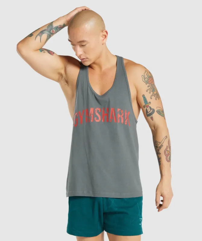 Gymshark Power Stringer - Grey sold by Gymshark