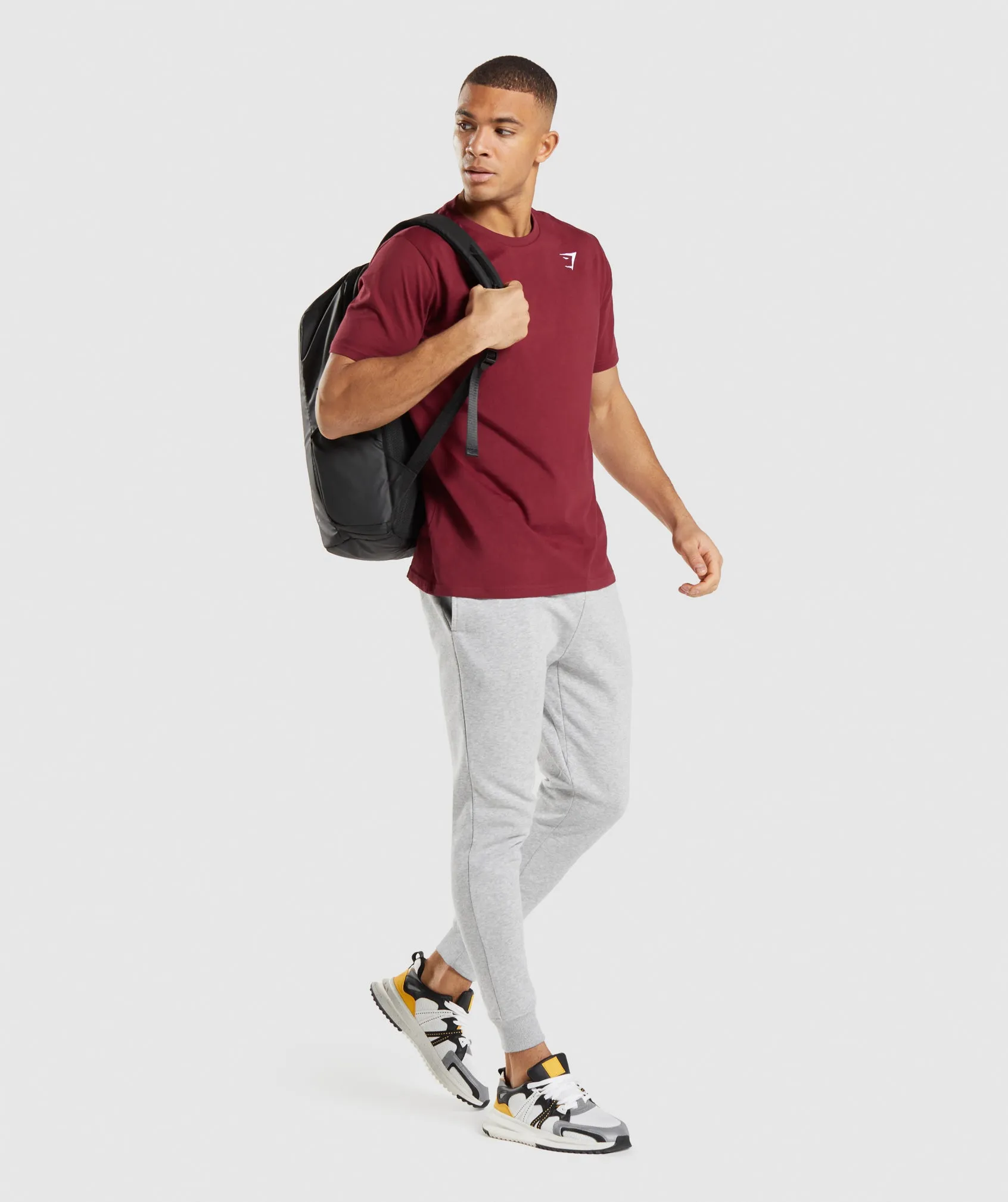 Gymshark Crest T-Shirt - Burgundy Red sold by Gymshark product image thumbnail 4