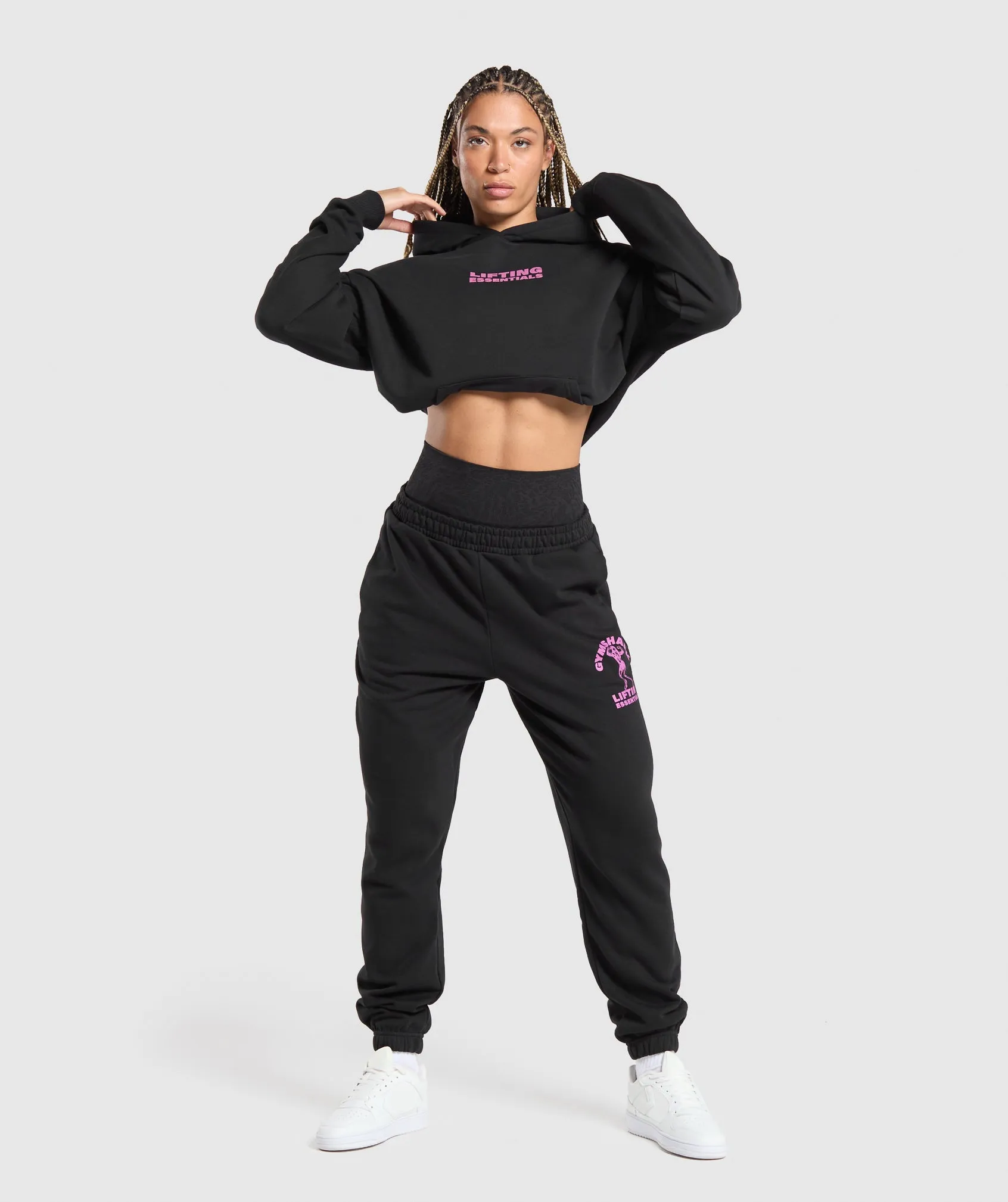 Gymshark Strong Women Oversized Hoodie - Black sold by Gymshark product image thumbnail 4