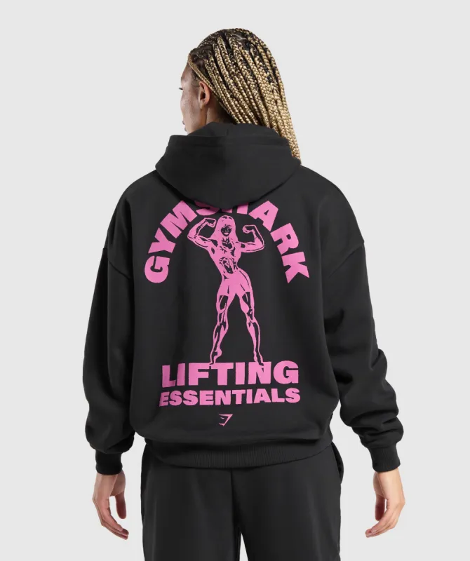 Gymshark Strong Women Oversized Hoodie - Black sold by Gymshark