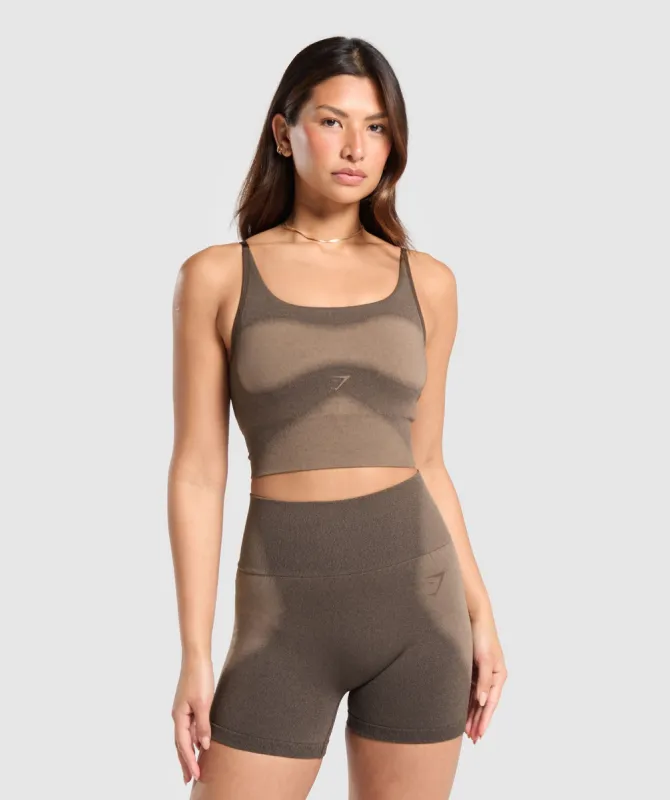 Gymshark Blur Seamless Cami - Archive Brown/Soul Brown sold by Gymshark