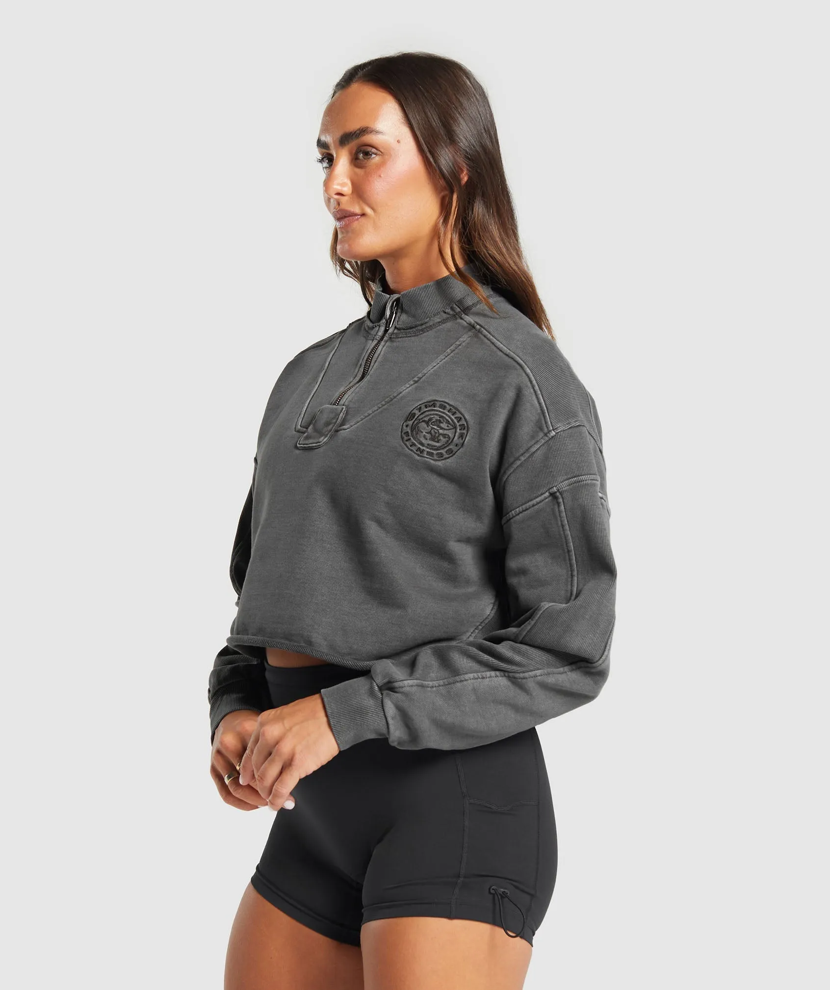 Gymshark Premium Legacy Sweatshirt - Black sold by Gymshark product image thumbnail 3