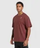 Gymshark Essential Oversized T-Shirt - Burgundy Brown sold by Gymshark