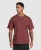 Gymshark Essential Oversized T-Shirt - Burgundy Brown sold by Gymshark
