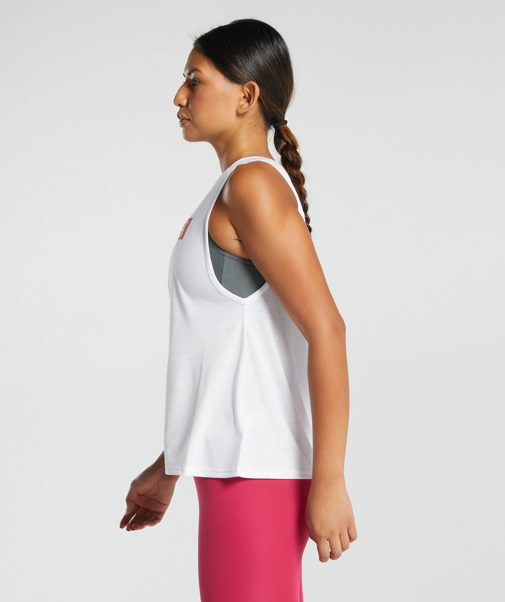 Gymshark Animal Graphic Infill Tank - White sold by Gymshark product image thumbnail 3