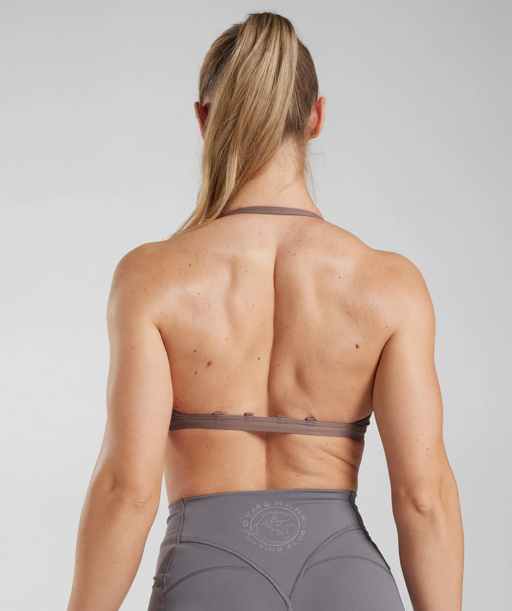 Gymshark Minimal Sports Bra - Truffle Brown sold by Gymshark product image thumbnail 3