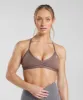 Gymshark Minimal Sports Bra - Truffle Brown sold by Gymshark