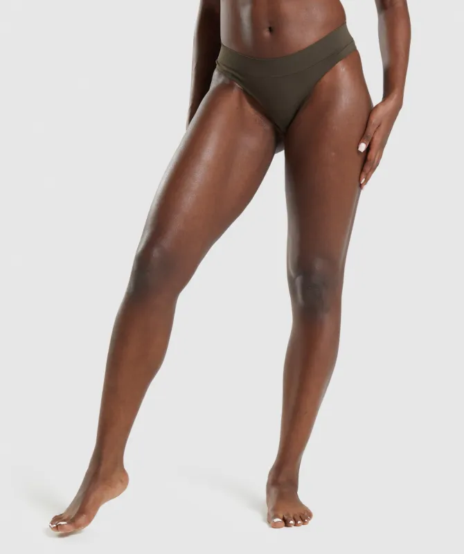 Gymshark Seamless Thong - Espresso Brown sold by Gymshark