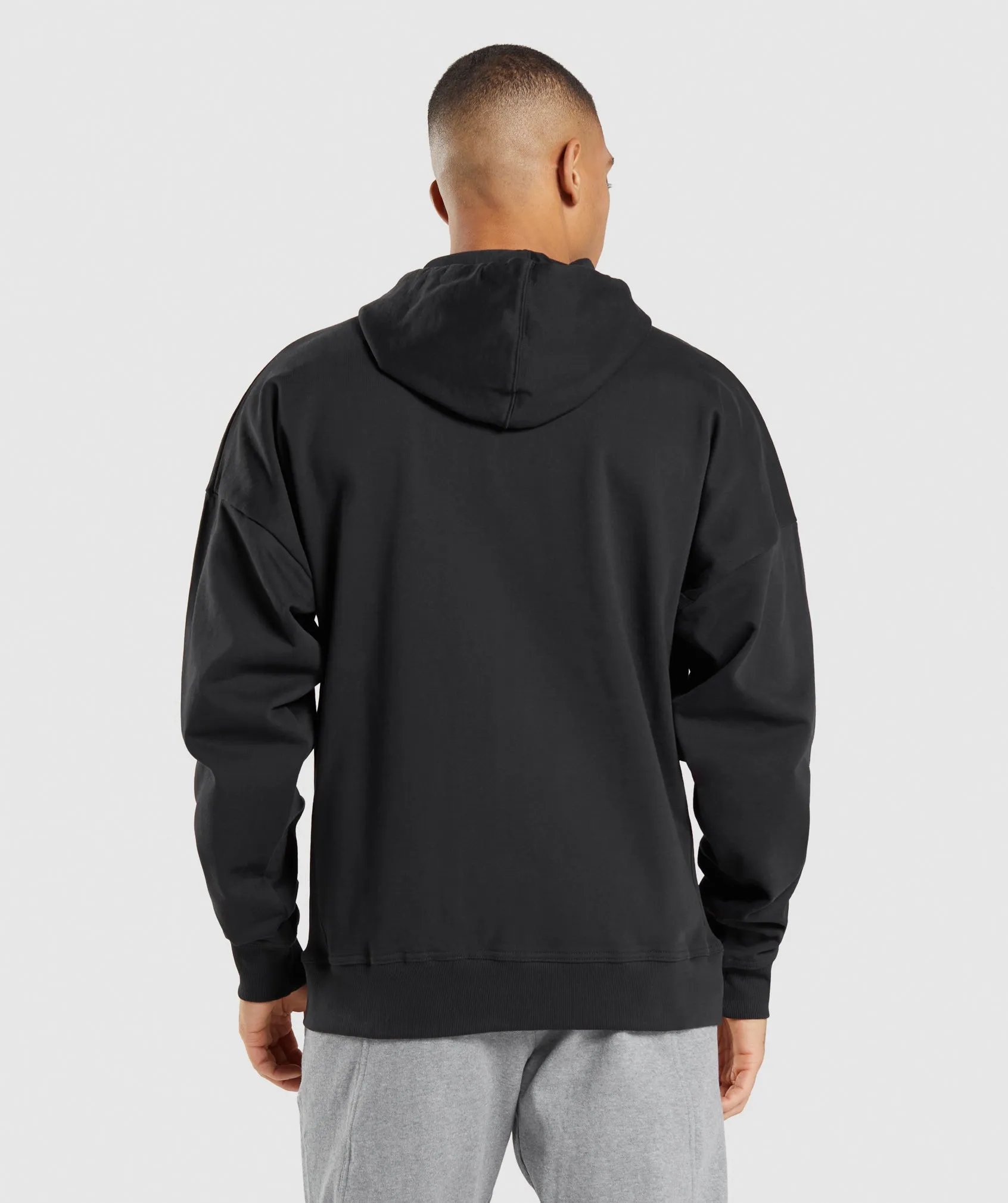 Gymshark Essential Zip Up Hoodie - Black sold by Gymshark product image thumbnail 2