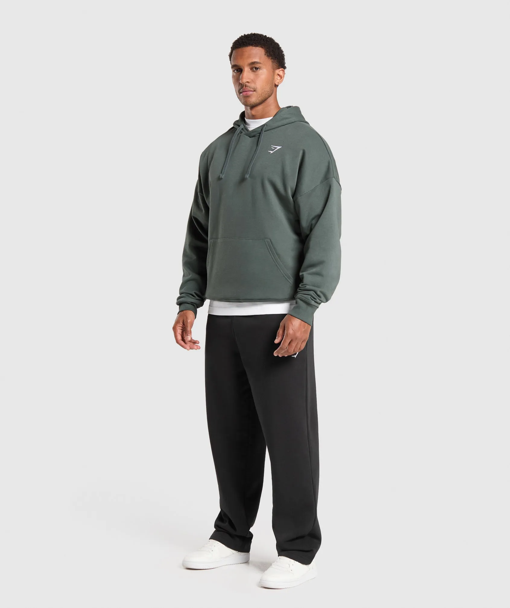 Gymshark Crest Oversized Hoodie - Slate Teal sold by Gymshark product image thumbnail 4