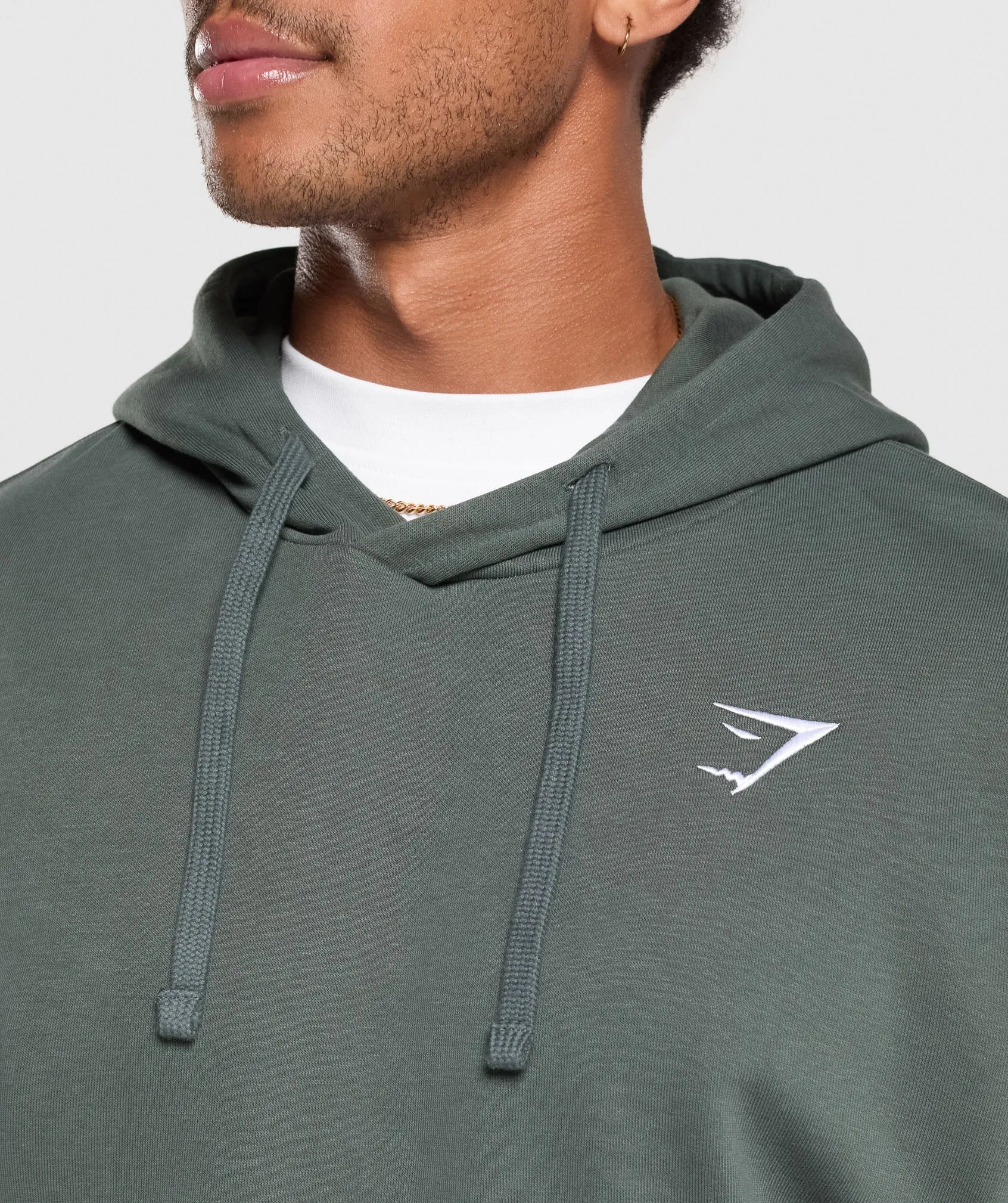 Gymshark Crest Oversized Hoodie - Slate Teal sold by Gymshark product image thumbnail 5