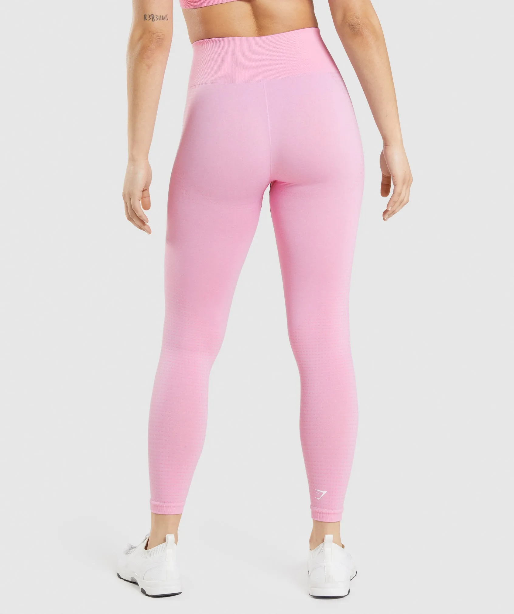 Gymshark Vital Seamless 2.0 Leggings - Sorbet Pink Marl sold by Gymshark product image thumbnail 2