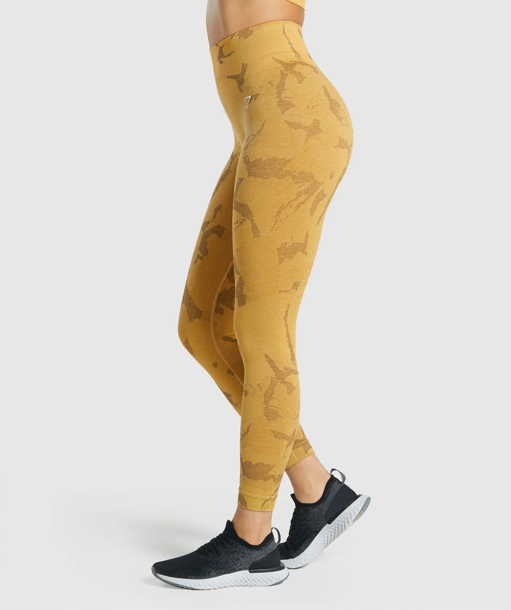 Gymshark Adapt Camo Seamless Leggings - Savanna | Yellow sold by Gymshark product image thumbnail 3