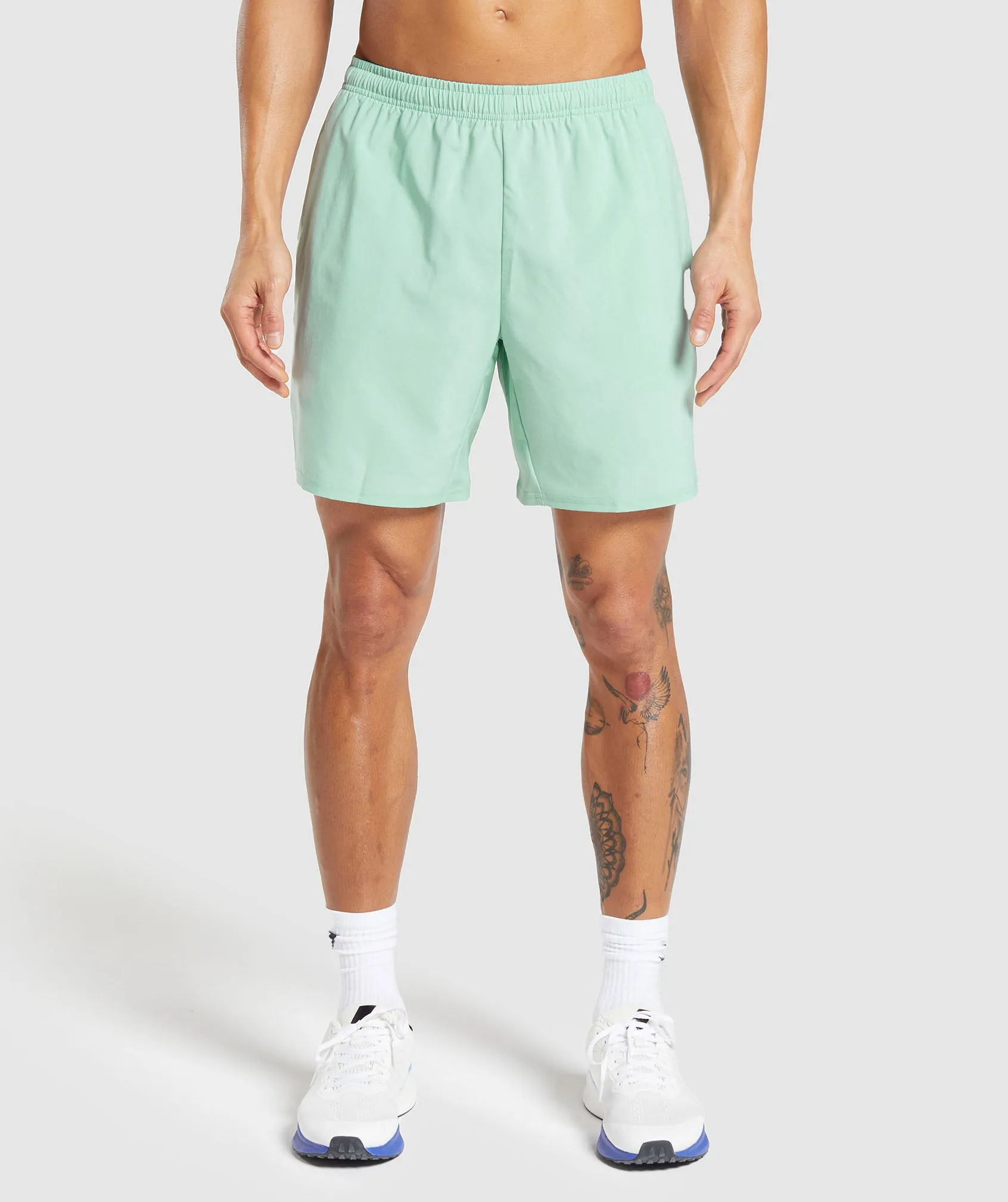 Gymshark Arrival 7" Shorts - Lido Green sold by Gymshark