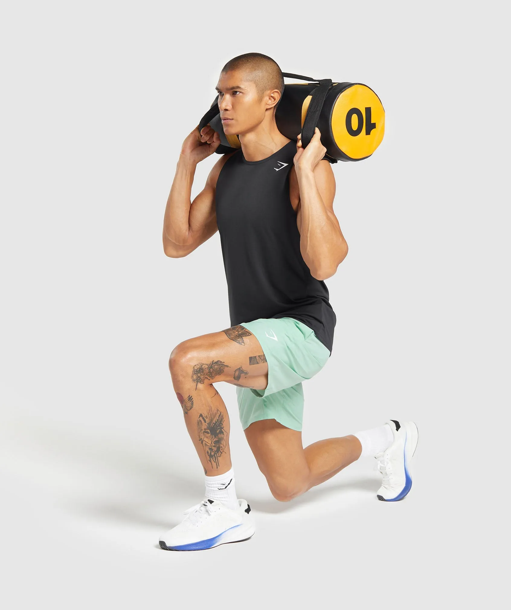 Gymshark Arrival 7" Shorts - Lido Green sold by Gymshark product image thumbnail 4