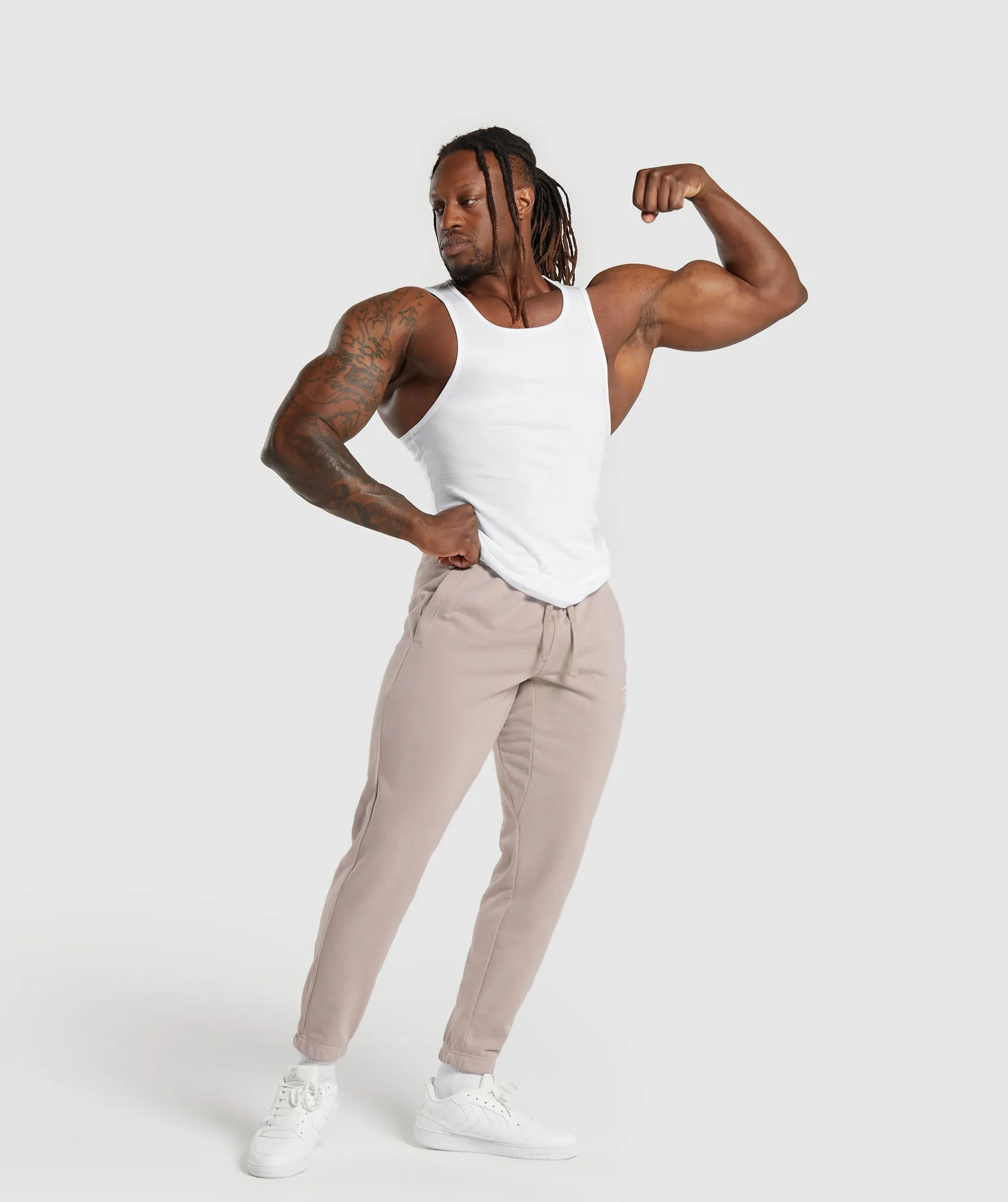 Gymshark Essential Oversized Joggers - Stone Pink sold by Gymshark product image thumbnail 4