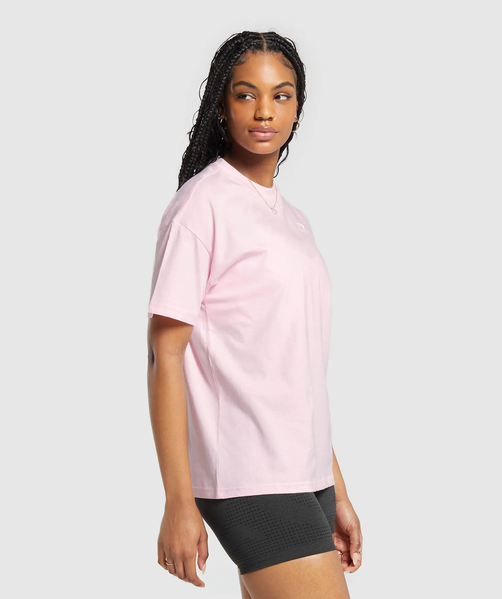 Gymshark Training Oversized T-Shirt - Dolly Pink sold by Gymshark product image thumbnail 3