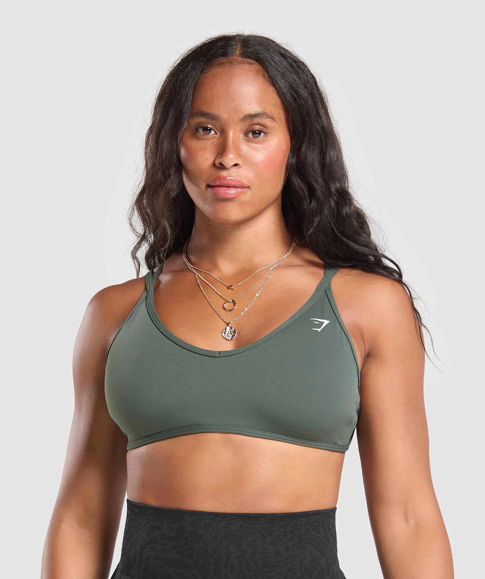 Gymshark Back Gains Sports Bra - Slate Teal sold by Gymshark product image thumbnail 2