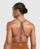 Gymshark Power X Minimal Sports Bra - Brick Brown sold by Gymshark