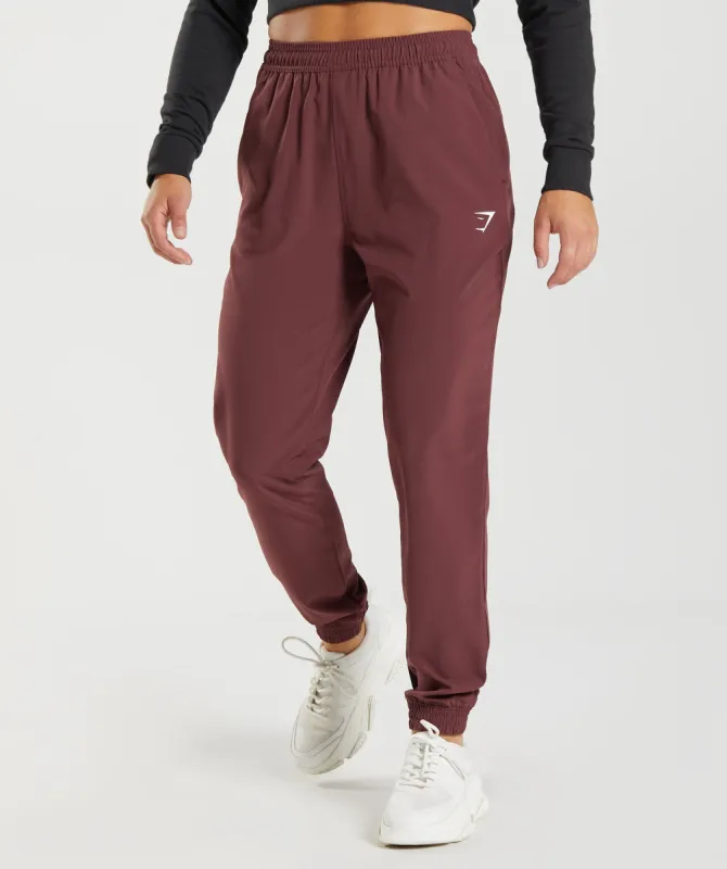 Gymshark Training Woven Joggers - Cherry Brown sold by Gymshark