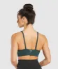 Gymshark Vital Seamless V Neck Sports Bra - Woodland Green Marl sold by Gymshark