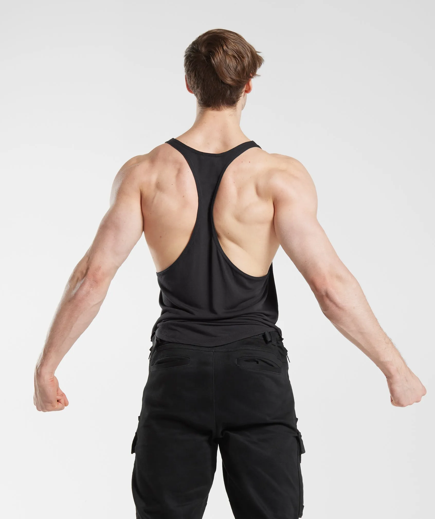 GS x David Laid Stringer - Black sold by Gymshark product image thumbnail 2