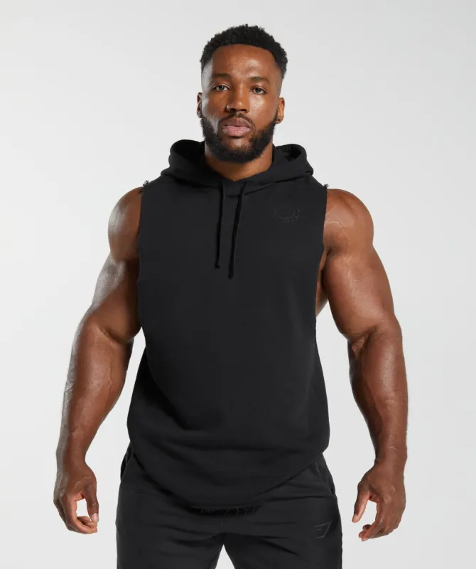 Gymshark Legacy Drop Arm Hoodie - Black sold by Gymshark