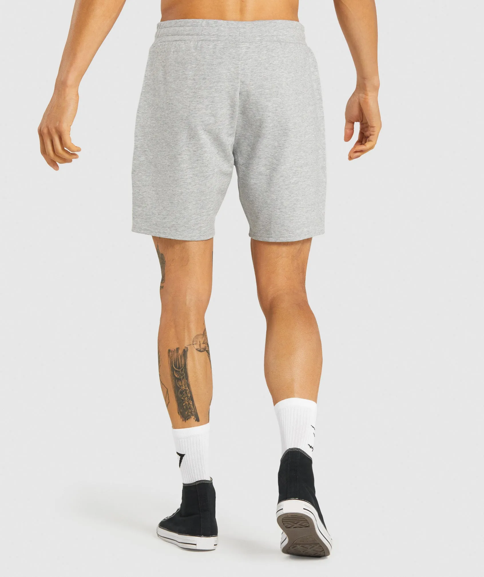 Gymshark Essential 7 Shorts - Light Grey Marl sold by Gymshark product image thumbnail 2