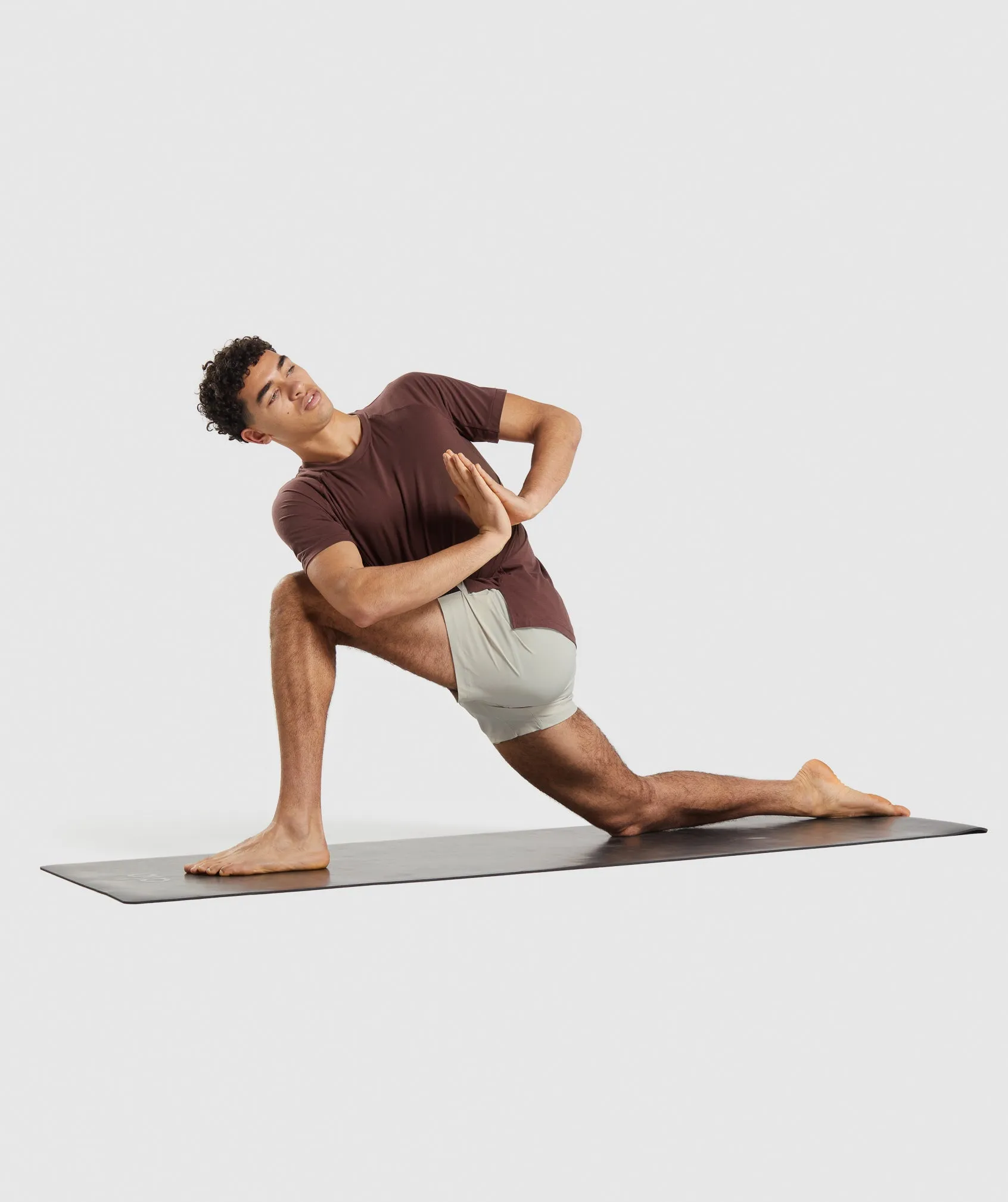 Gymshark Studio Amplify T-Shirt - Cherry Brown sold by Gymshark product image thumbnail 4