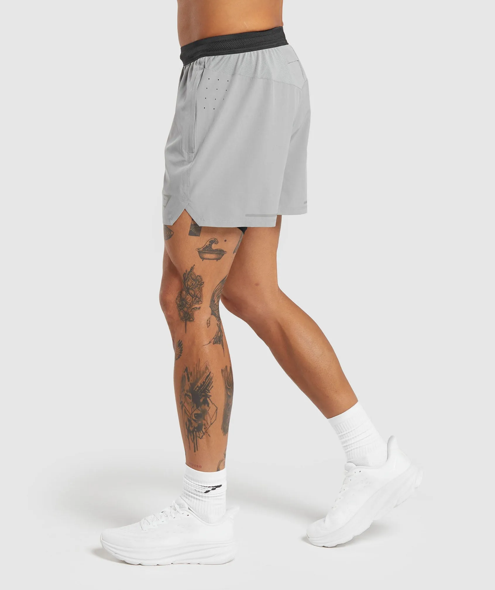 Gymshark Speed 5" Shorts - Smokey Grey sold by Gymshark product image thumbnail 3