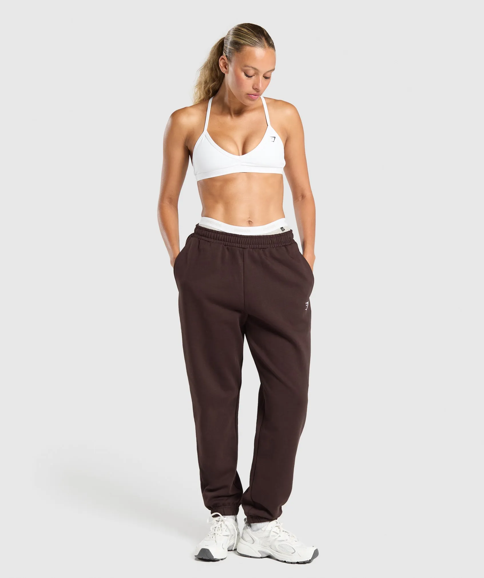 Gymshark Training Fleece Joggers - Heritage Brown sold by Gymshark product image thumbnail 4