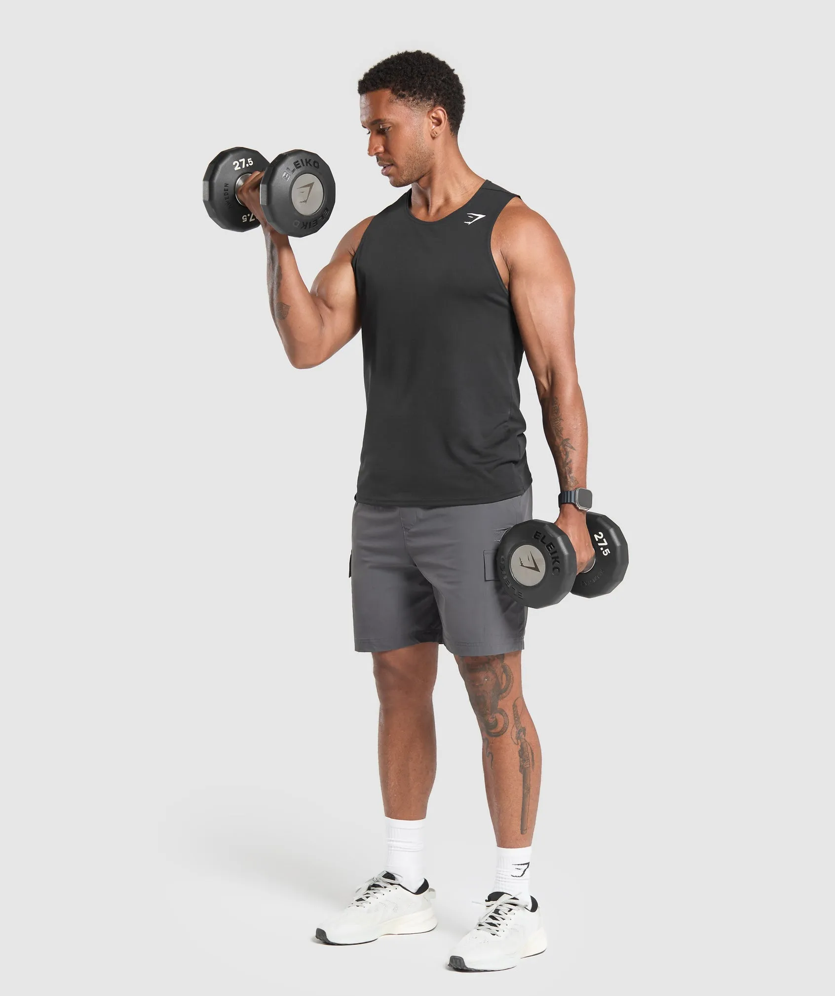 Gymshark Stretch Woven Cargo Shorts - Graphite Grey sold by Gymshark product image thumbnail 4