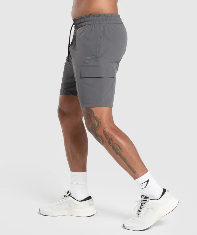 Gymshark Stretch Woven Cargo Shorts - Graphite Grey made by Gymshark